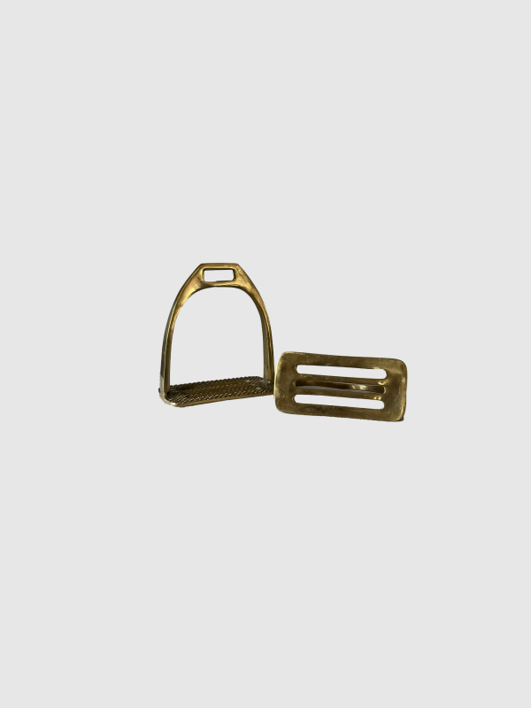 4 Bar Brass Stirrups