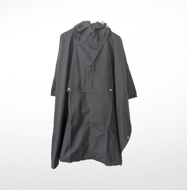 oilskin packable poncho