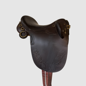 used Australian saddle side view