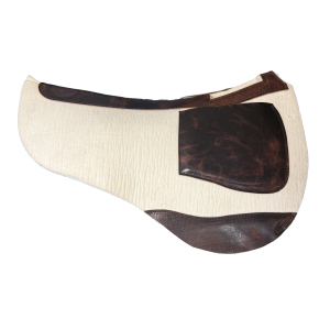 wool felt western saddle shimmed pad